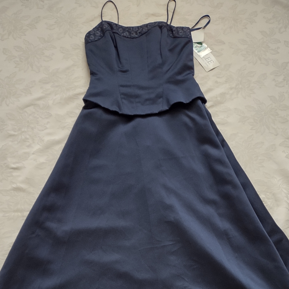 New🎀Mori Lee Madeline Gardner embroidered corset lace up maxi gown - Picture 12 of 13